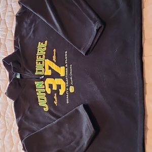 John Deere Men's Quarter Zip Sweatshirt, Size 2X